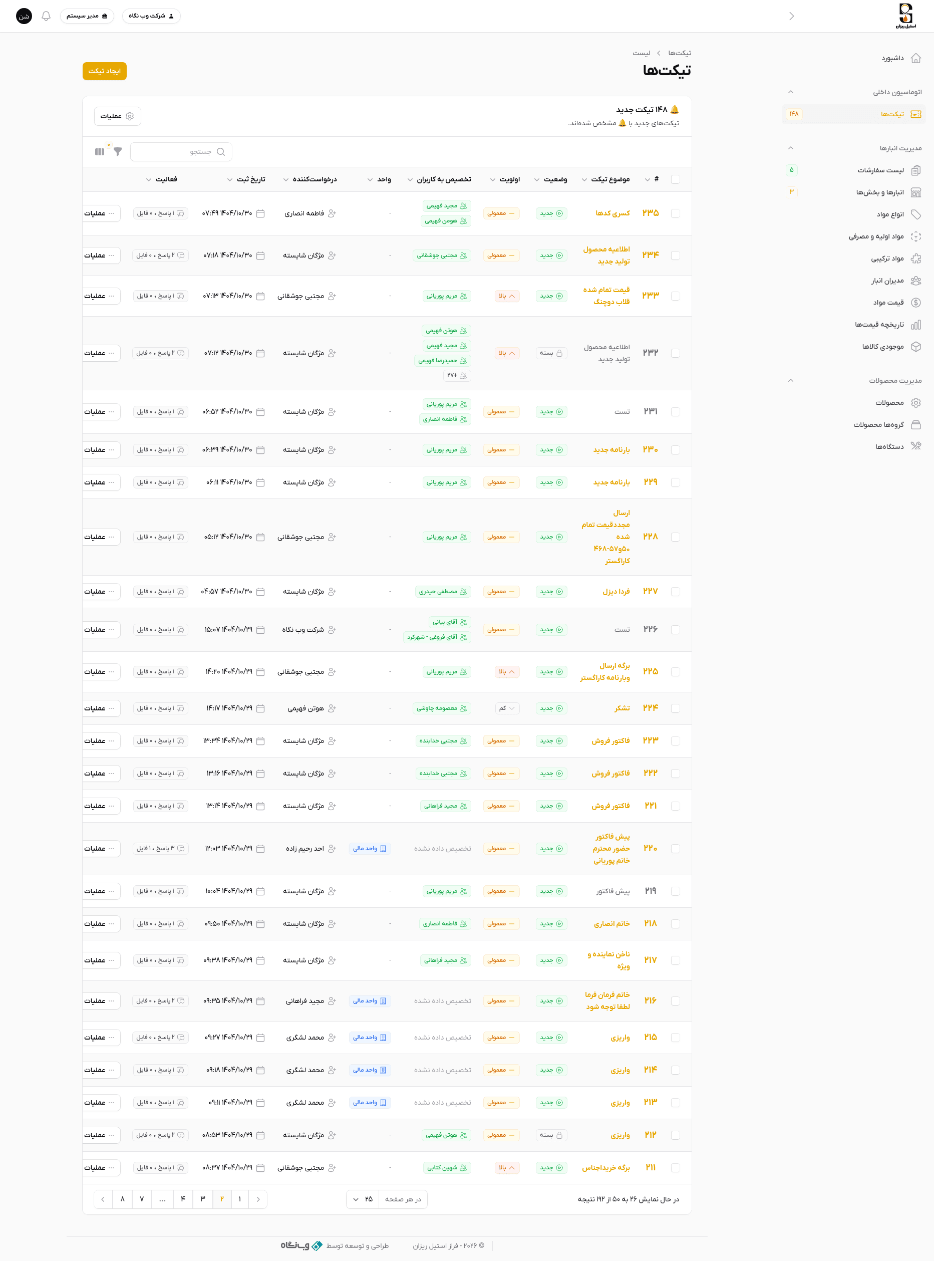 Steel Rizan interface view 3
